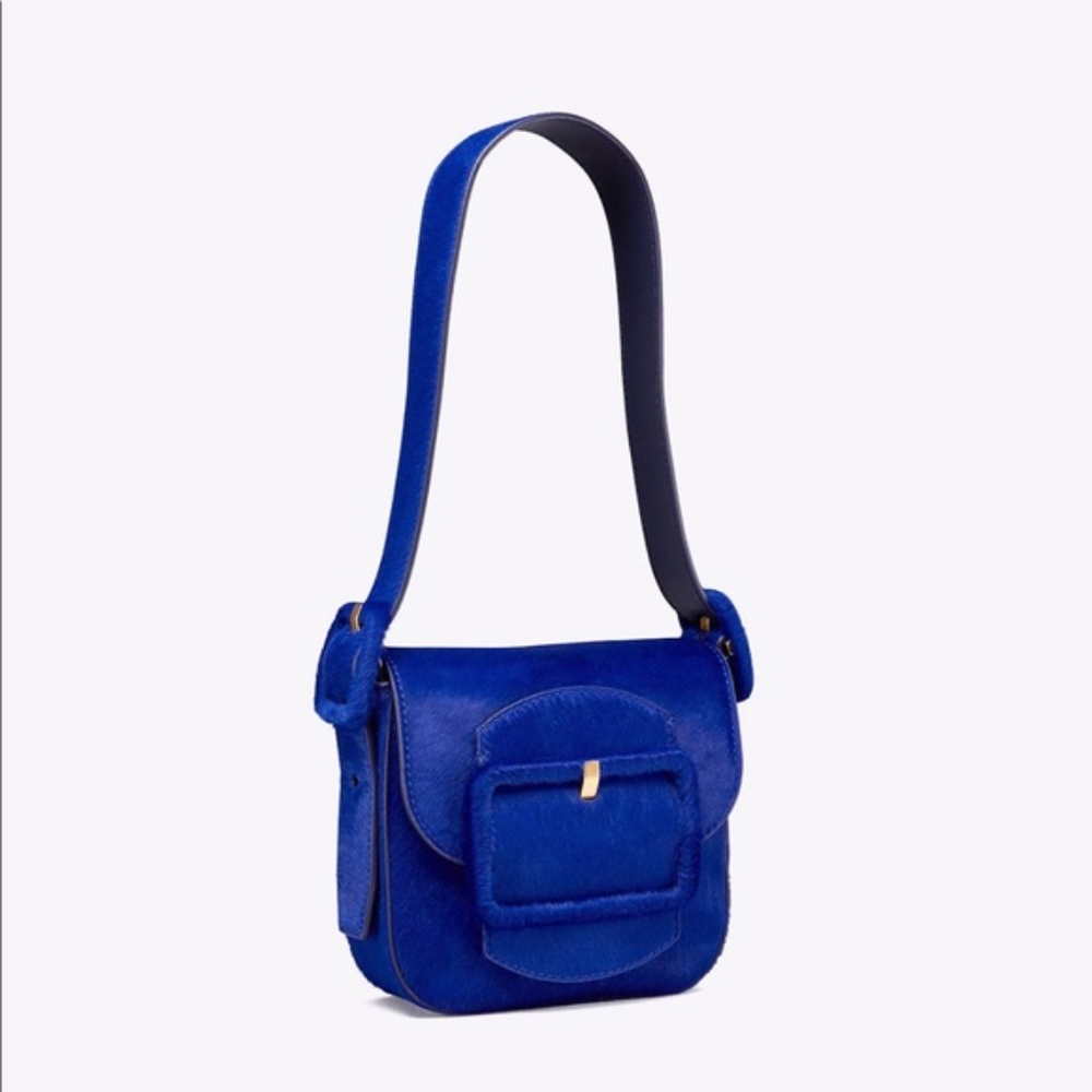 Tory Burch Sawyer Calf Hair Mini Shoulder Bag